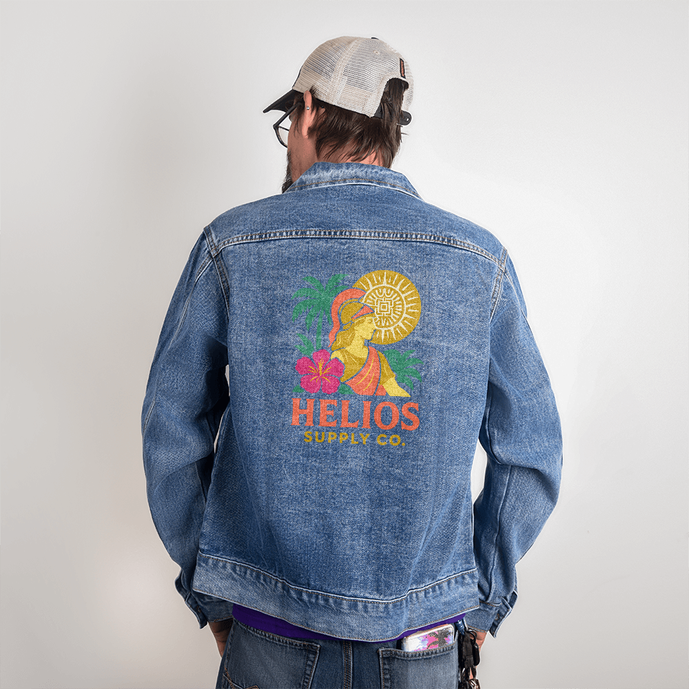 Helios Supply Co. Logo Jean Jacket