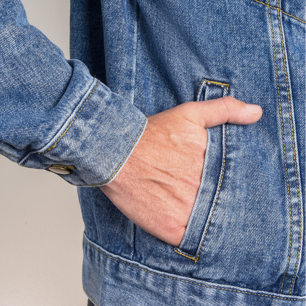 Helios Supply Co. Logo Jean Jacket