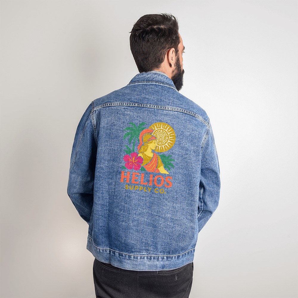 Helios Supply Co. Logo Jean Jacket