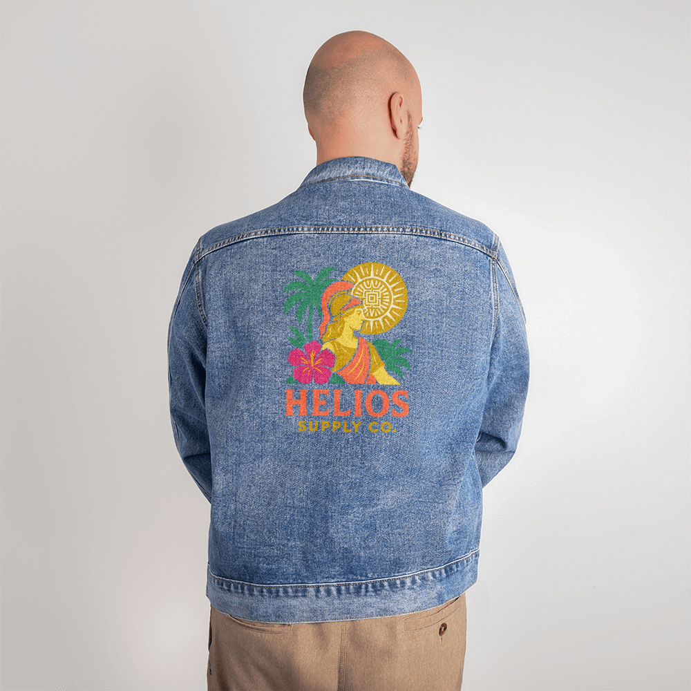 Helios Supply Co. Logo Jean Jacket
