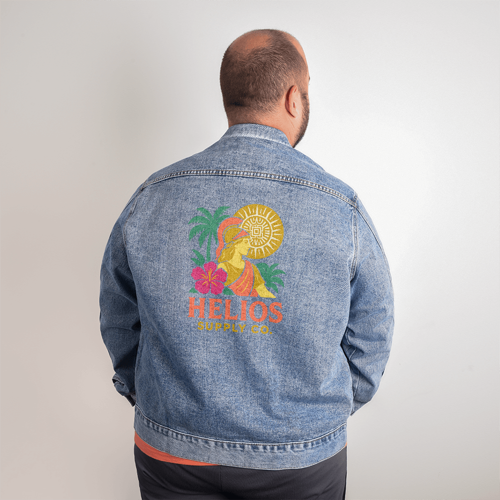 Helios Supply Co. Logo Jean Jacket