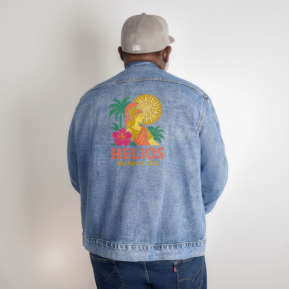 Helios Supply Co. Logo Jean Jacket