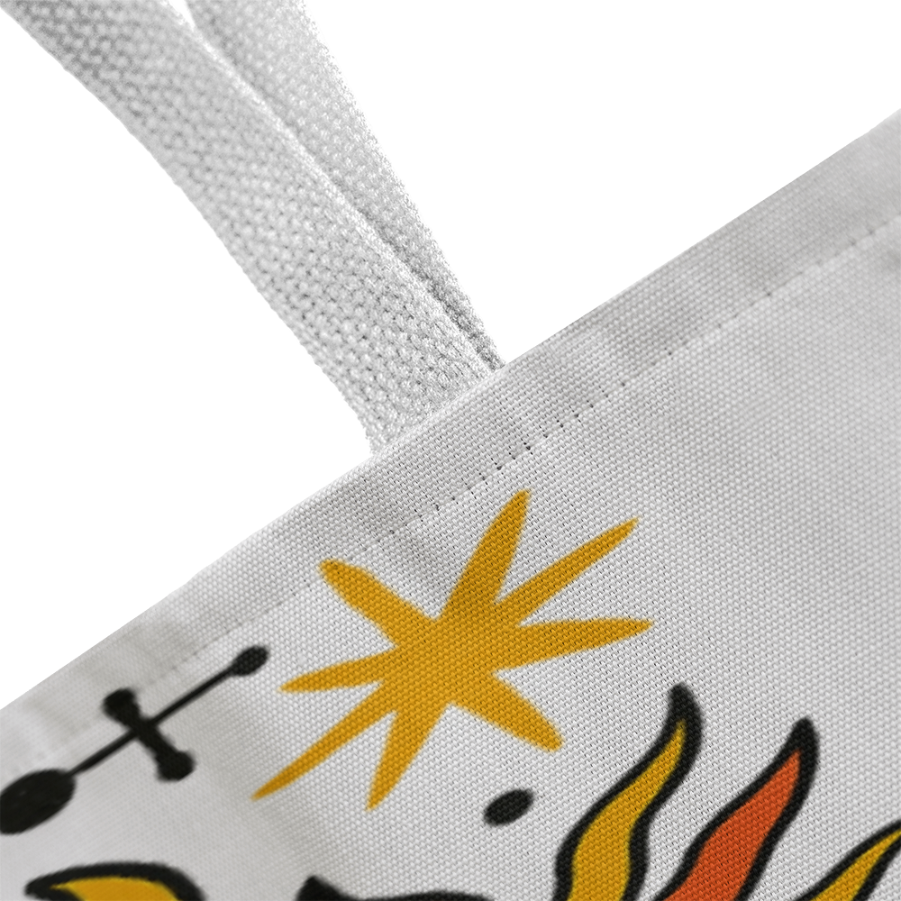 Pyramid and Stars Tote Bag