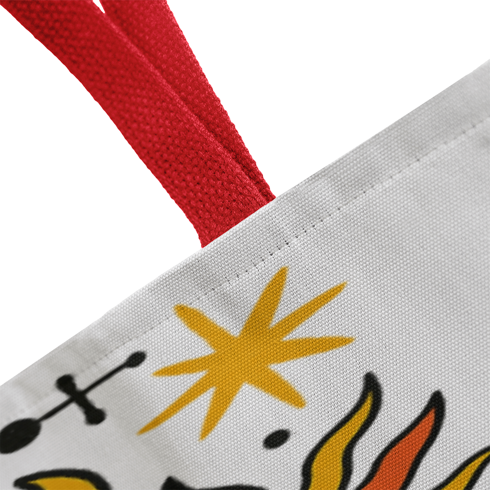 Pyramid and Stars Tote Bag