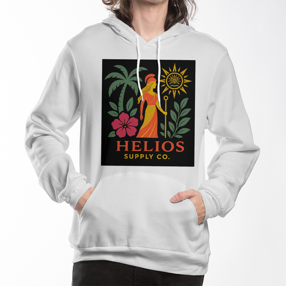 Helios Supply Co. Logo Black Hoodie