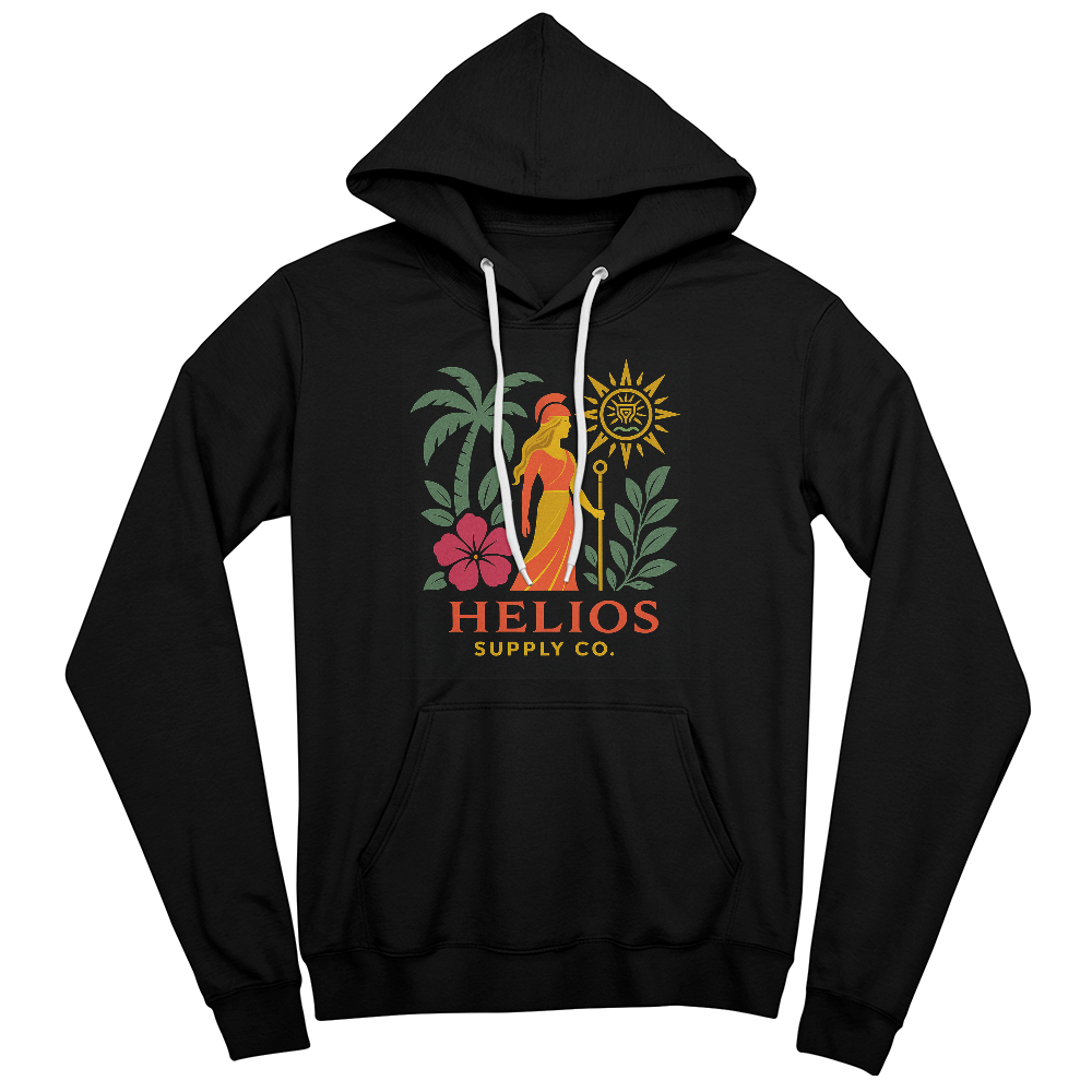 Helios Supply Co. Logo Black Hoodie