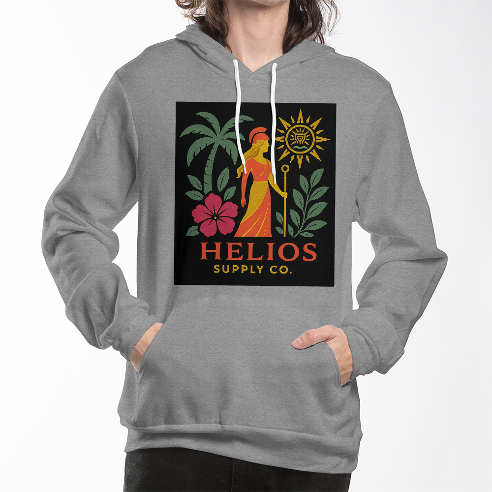 Helios Supply Co. Logo Black Hoodie