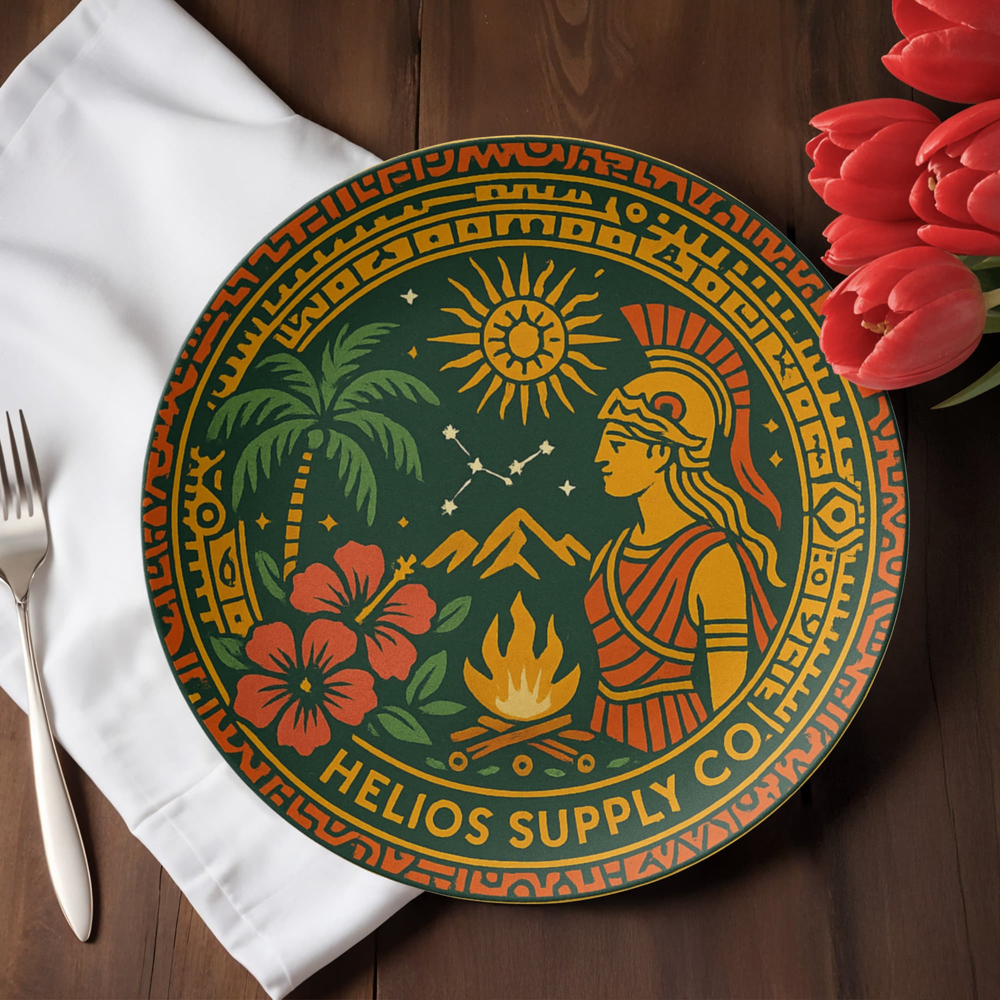 Helios Supply Co Dinner Plate