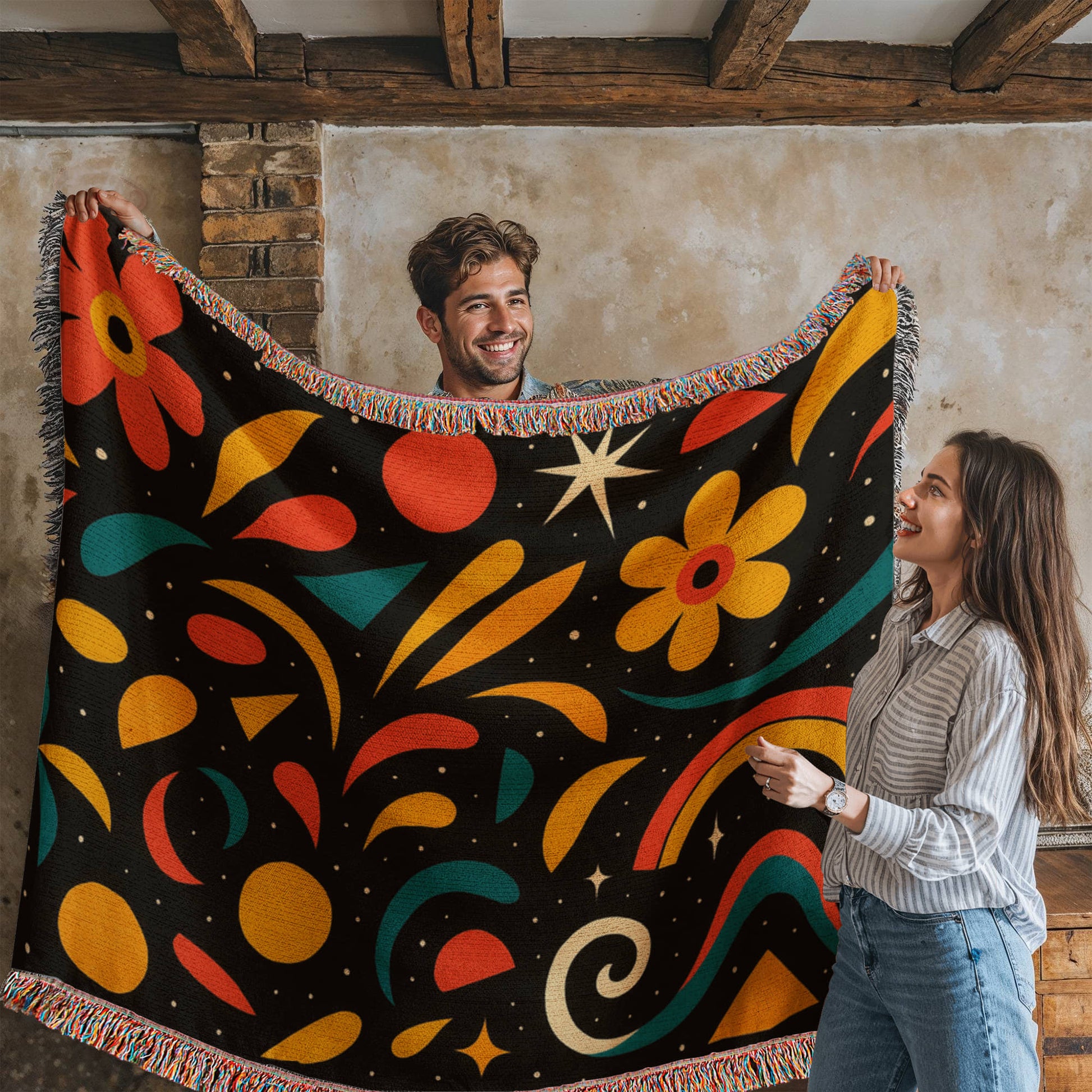 Stars Woven Blanket