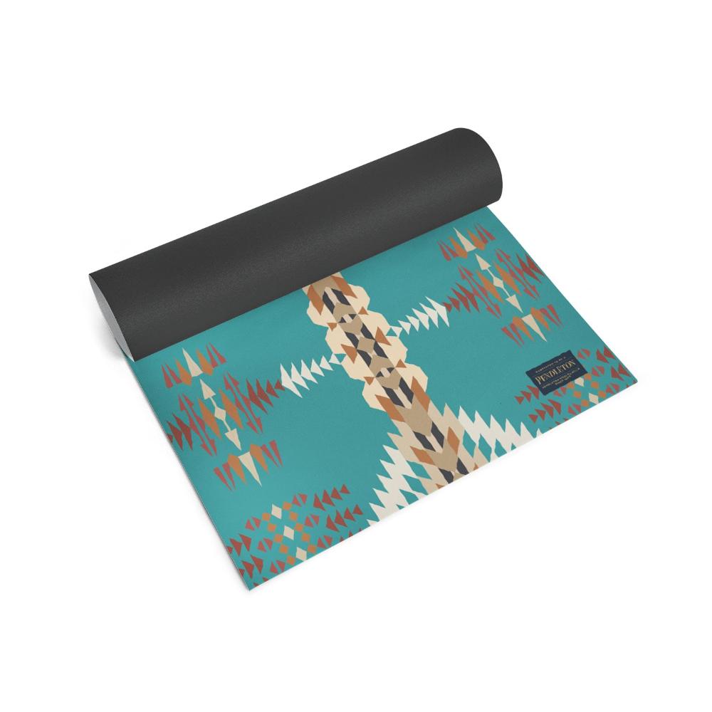 Yune Yoga Mat Pendleton Rancho Arroyo Turquoise