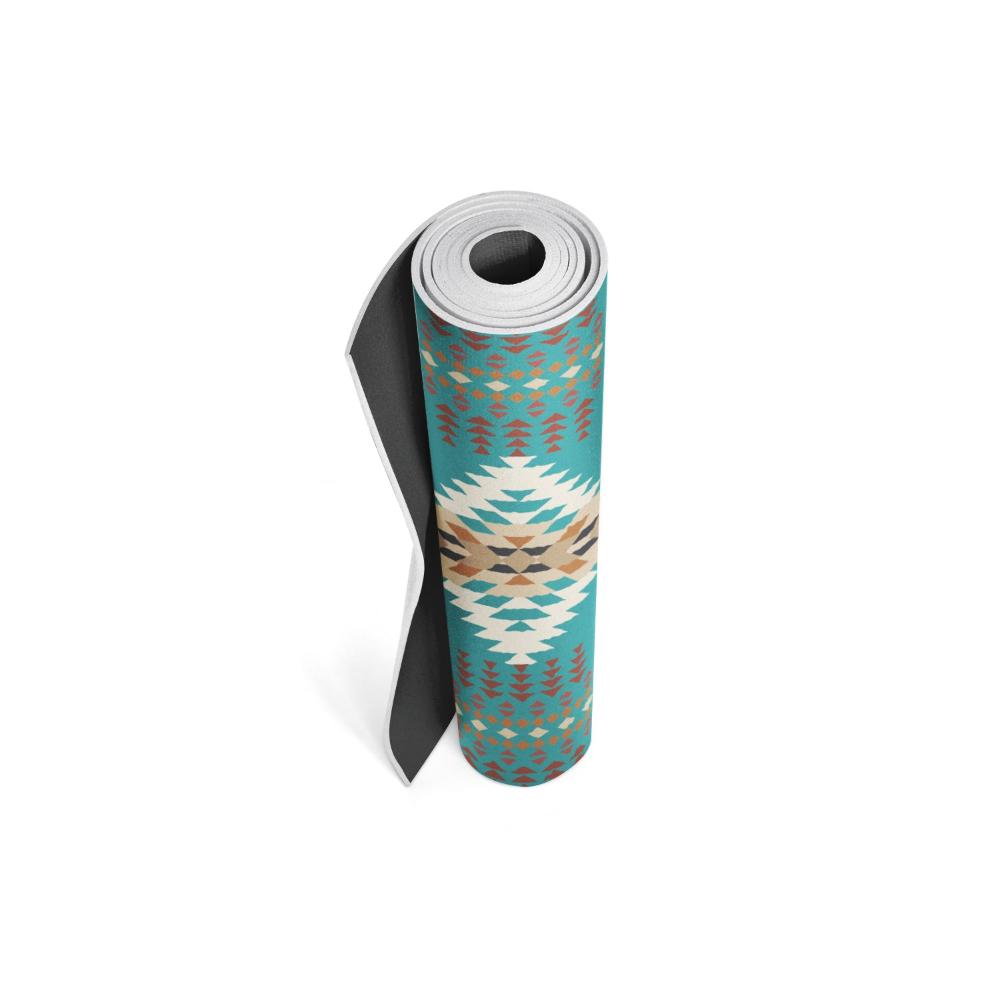 Yune Yoga Mat Pendleton Rancho Arroyo Turquoise
